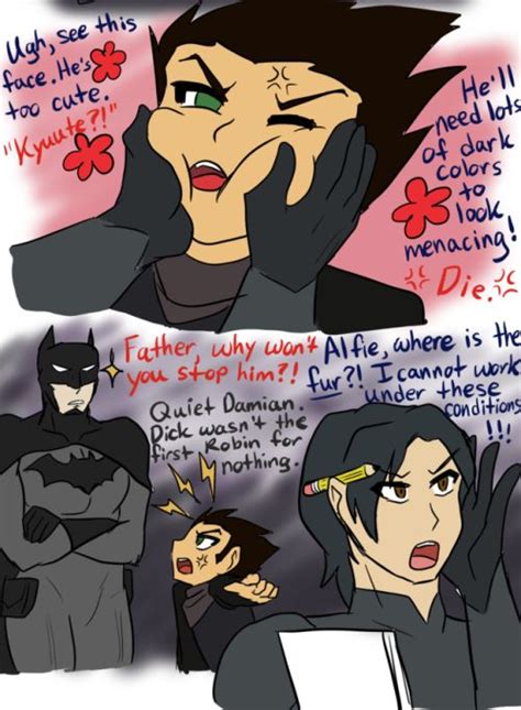 This causes a few unintended revelations. . Justice league finds out batman is a dad fanfiction